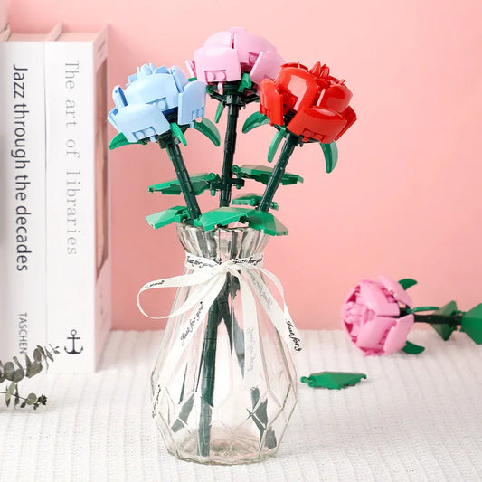 Rose Building Blocks – Valentine’s Day Gift